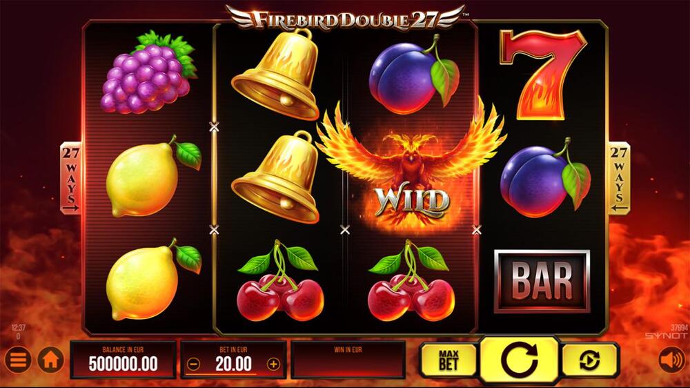 Gameplay della slot Firebird Double 27