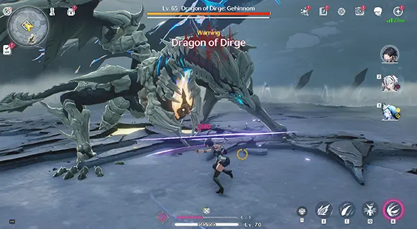 Open-world combat game
